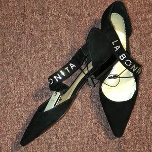 NWT ZARA Suede Leather Flats